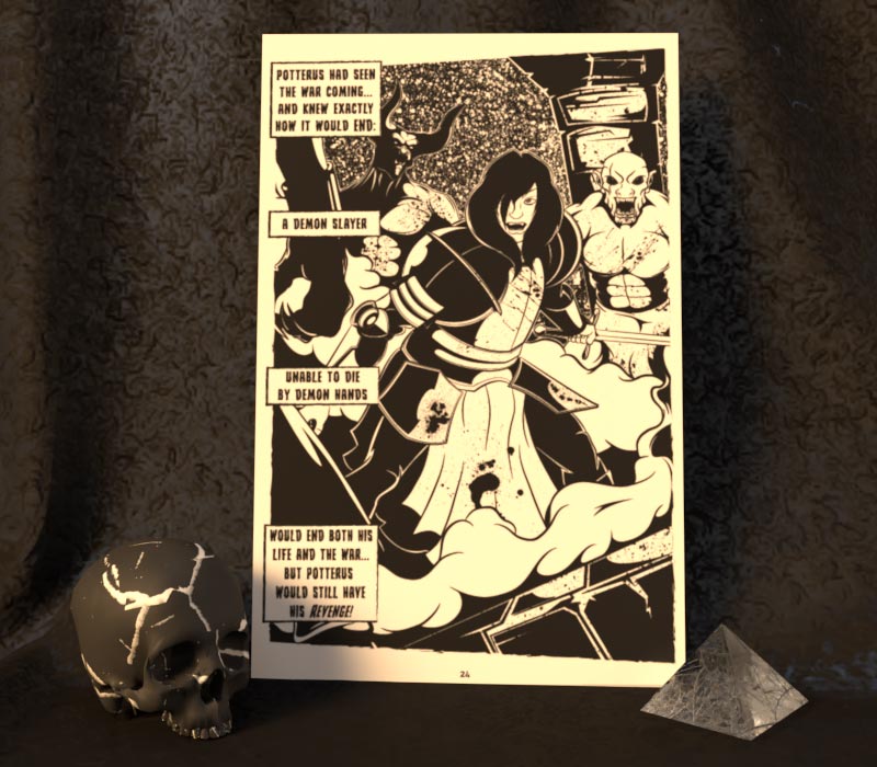Book of Whoa Demon Hunter - JayGilz.com